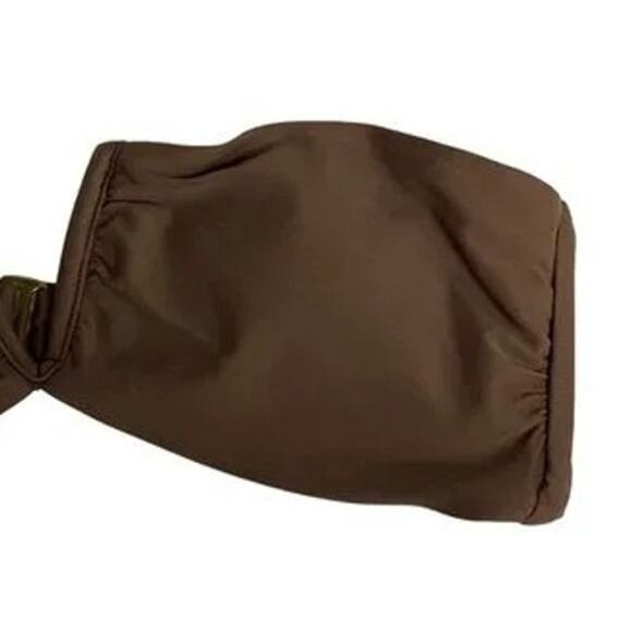 NWT Andie Swim The Scala Top Strapless Bandeau V Wire Bikini Top L Espresso - Picture 3 of 15